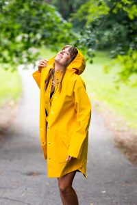 Windproof raincoat